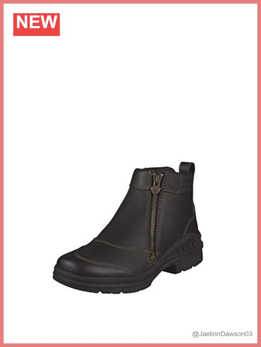 Ariat Barnyard Side Zip Work Boot - Women’s Comfortable Waterproof Boots